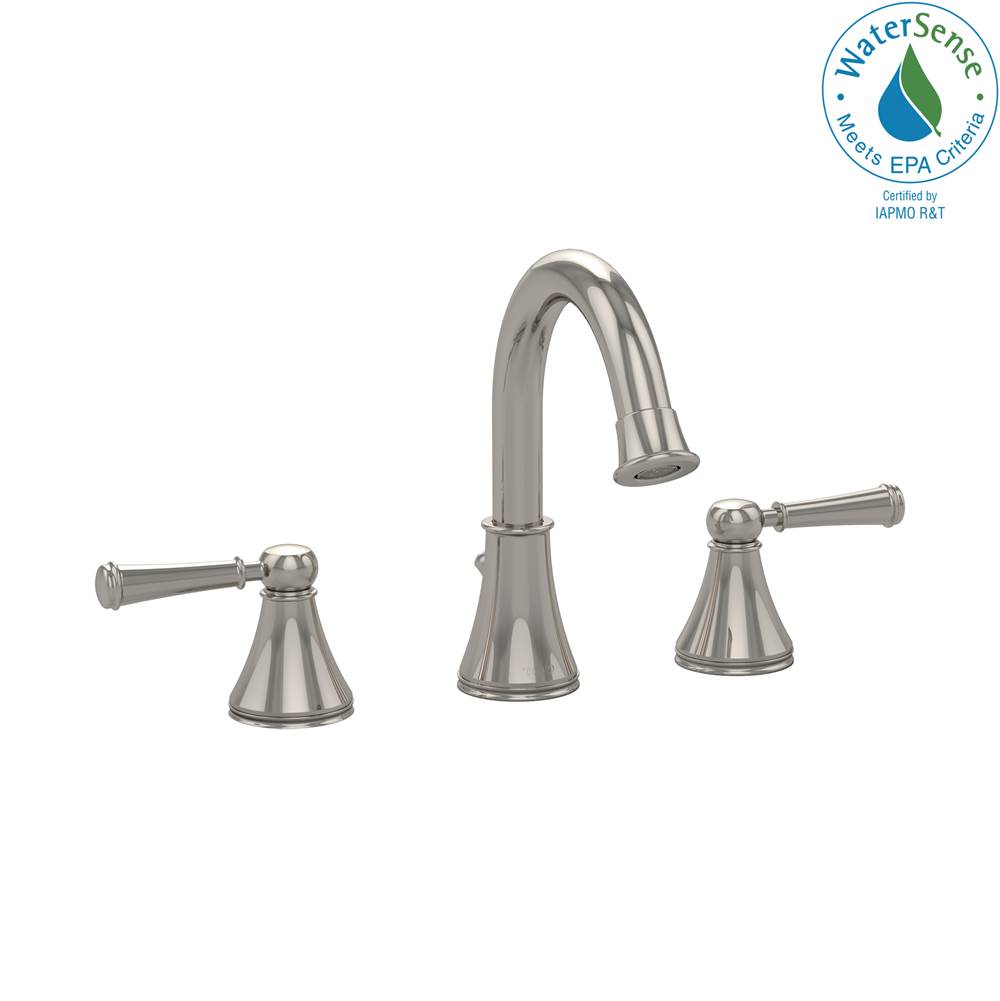 Henry Kitchen and BathTOTOToto® Vivian Alta® Two Handle Widespread 1.5 Gpm Bathroom Sink Faucet, Polished Nickel