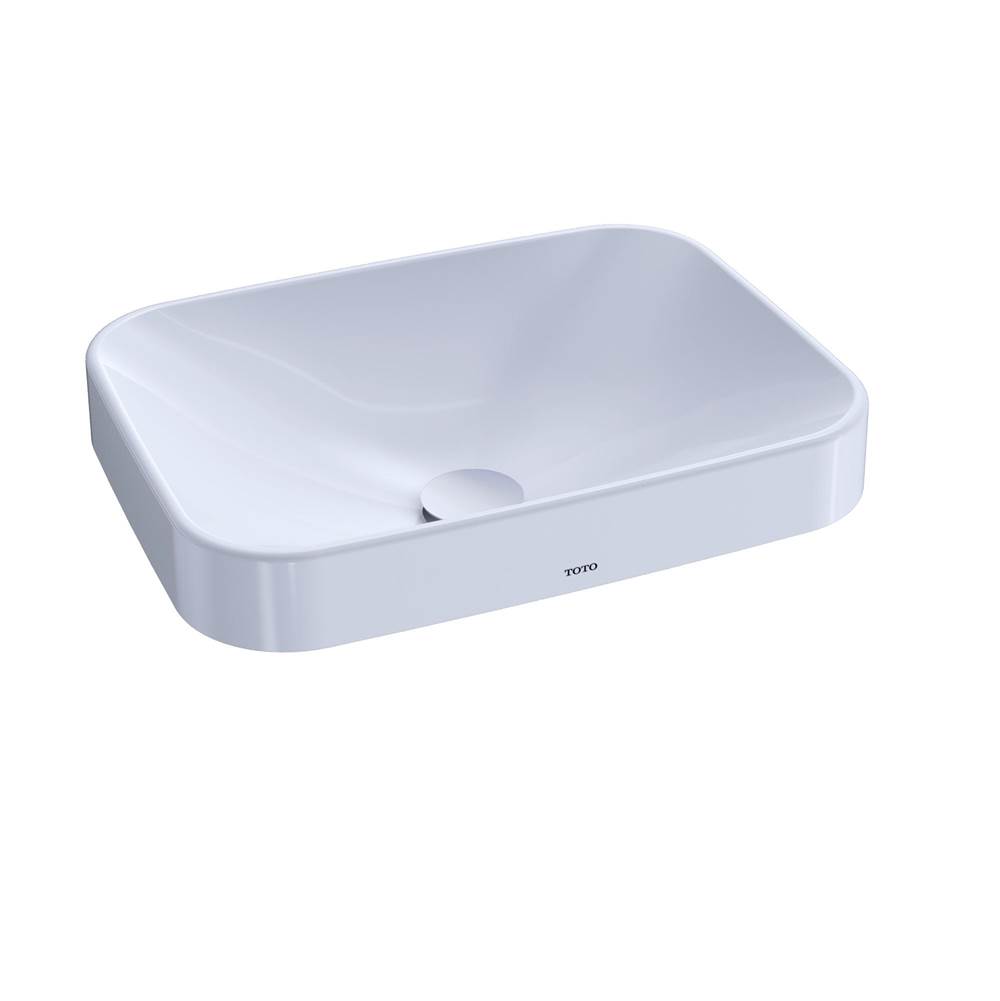 Henry Kitchen and BathTOTOToto® Arvina™ Rectangular 20'' Vessel Bathroom Sink With Cefiontect, Cotton White