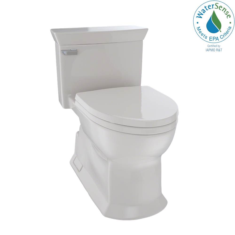 Henry Kitchen and BathTOTOToto® Eco Soirée® One Piece Elongated 1.28 Gpf Universal Height Skirted Toilet With Cefiontect, Sedona Beige