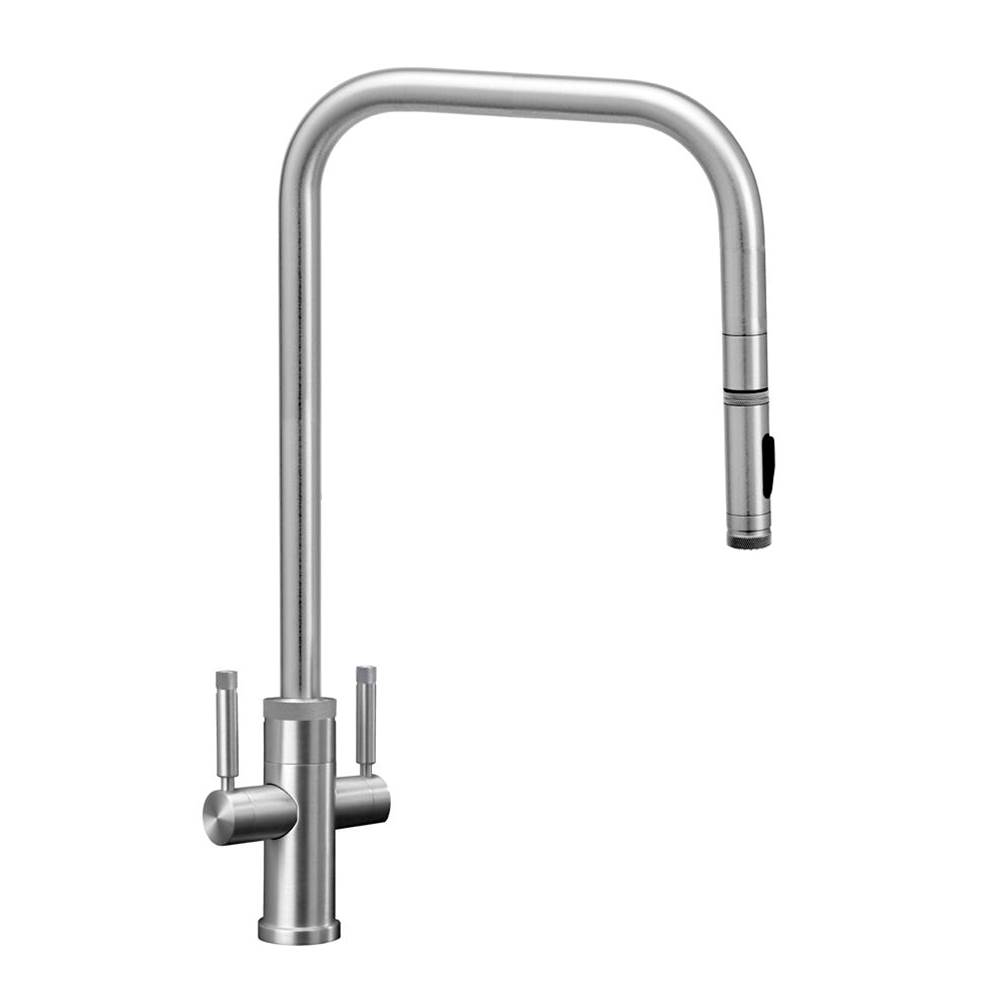 Henry Kitchen and BathWaterstoneFulton Industrial Extended Reach 2 Handle Plp Faucet - Toggle Sprayer