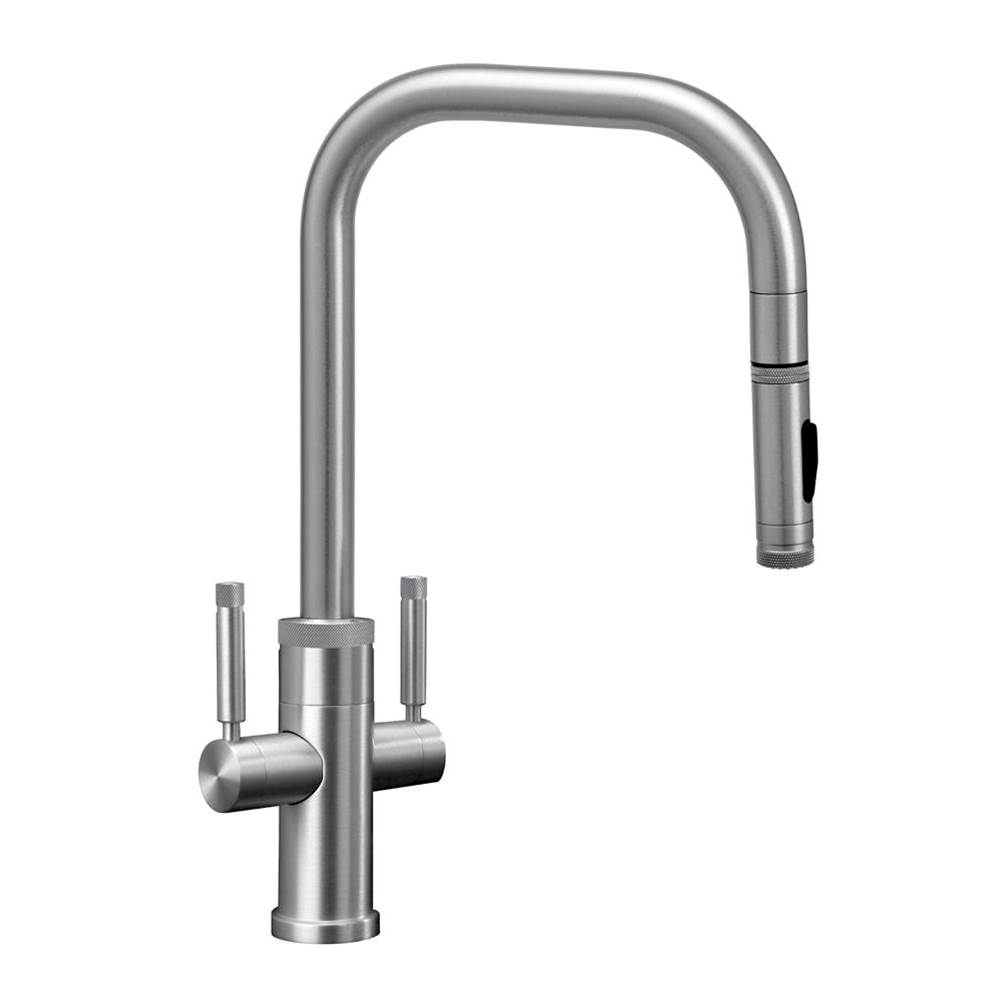 Henry Kitchen and BathWaterstoneFulton Industrial 2 Handle Plp Pulldown Faucet - Toggle Sprayer