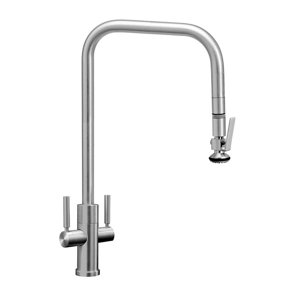 Henry Kitchen and BathWaterstoneFulton Modern Extended Reach 2 Handle Plp Faucet - Lever Sprayer