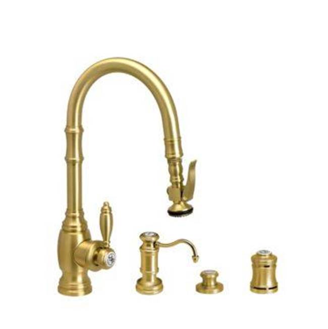 Waterstone Pull Down Bar Faucets Bar Sink Faucets item 5210-4-AMB