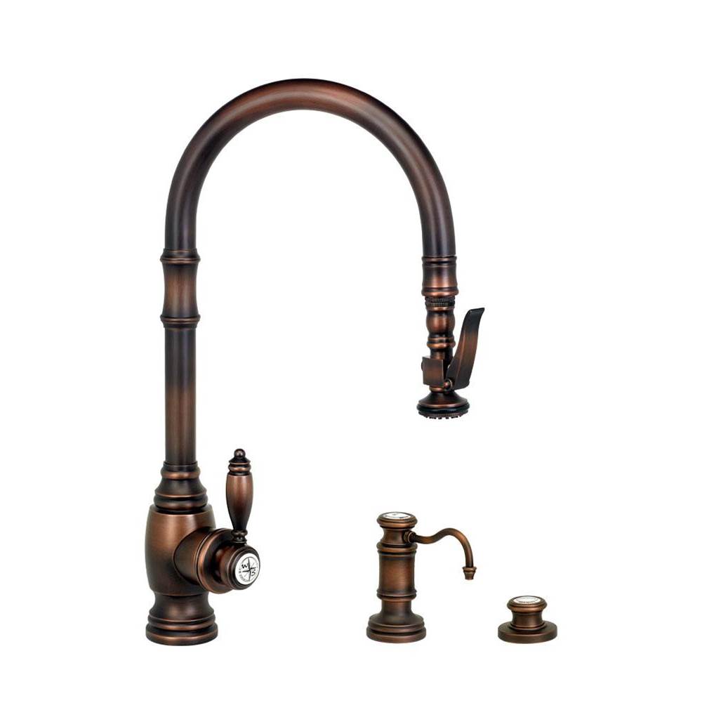 Henry Kitchen and BathWaterstoneWaterstone Traditional PLP Pulldown Faucet - 3pc. Suite