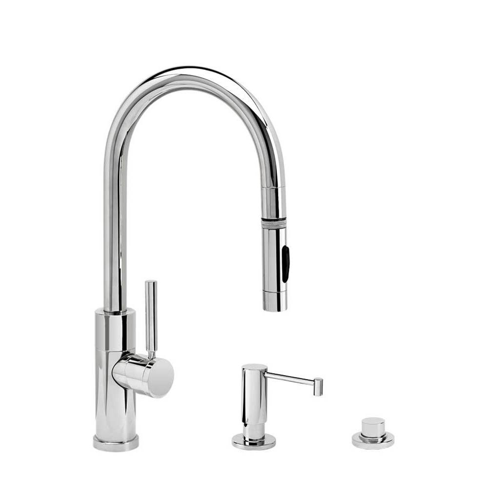 Waterstone Pull Down Bar Faucets Bar Sink Faucets item 9950-3-SS