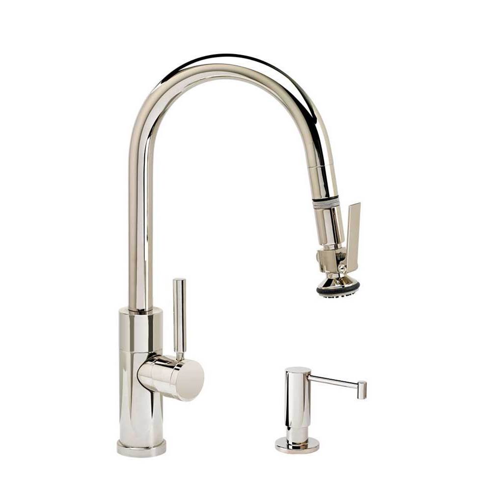 Waterstone Pull Down Bar Faucets Bar Sink Faucets item 9990-2-PB